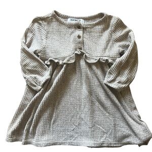 Old Navy Long-Sleeve Thermal Henley Dress | 2T